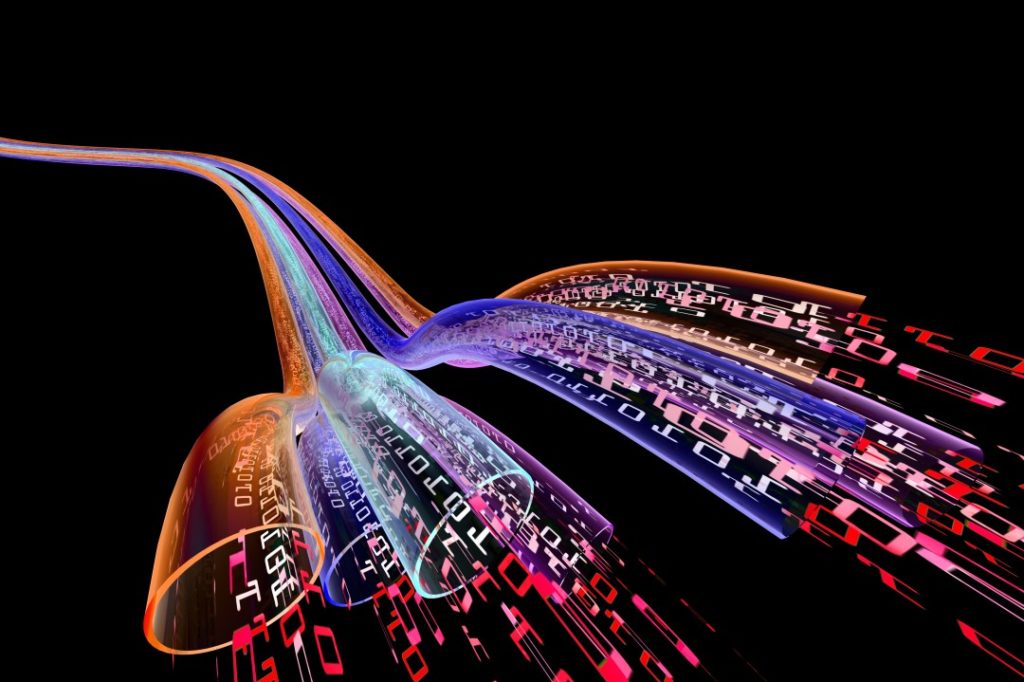 Data pipes flowing freely